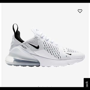 White Nike Air Max 270. Size 5.5